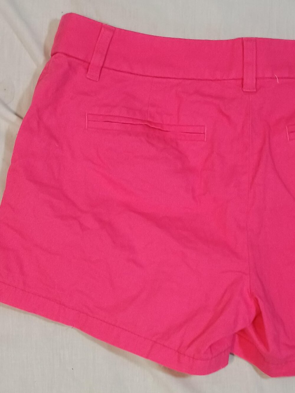 J Crew/Chino Shorts/Womens 4/Pink Broken In Flat Front Preppy Summer Casual Clas - Picture 2 of 8